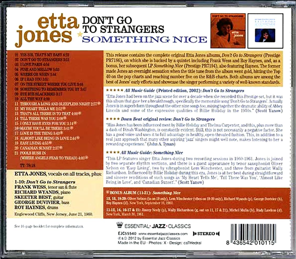 Etta Jones - Don't Go To Strangers + Something Nice