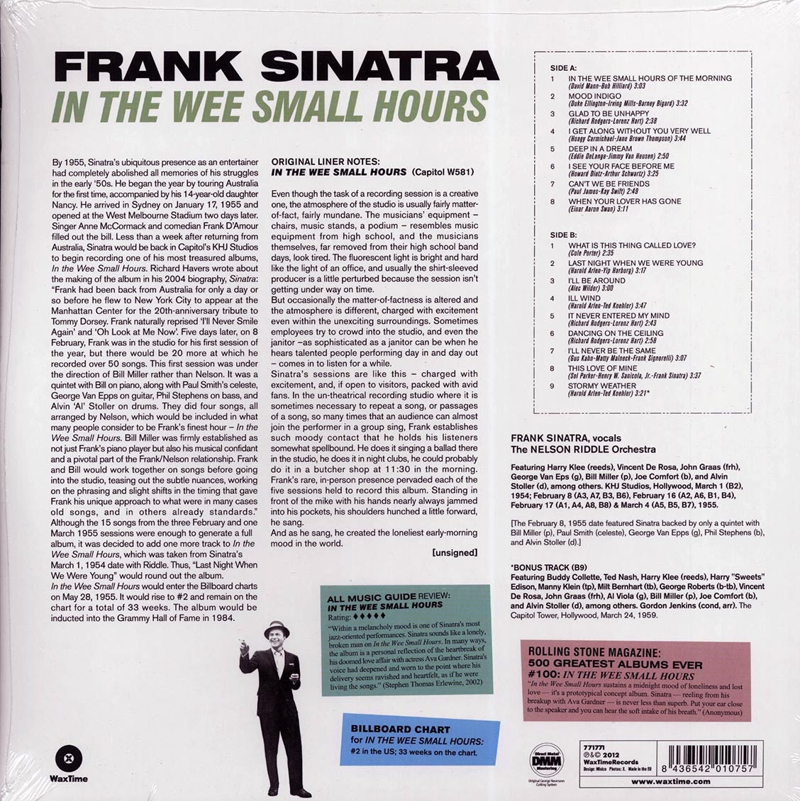 Frank Sinatra - In The Wee Small Hours (180g)