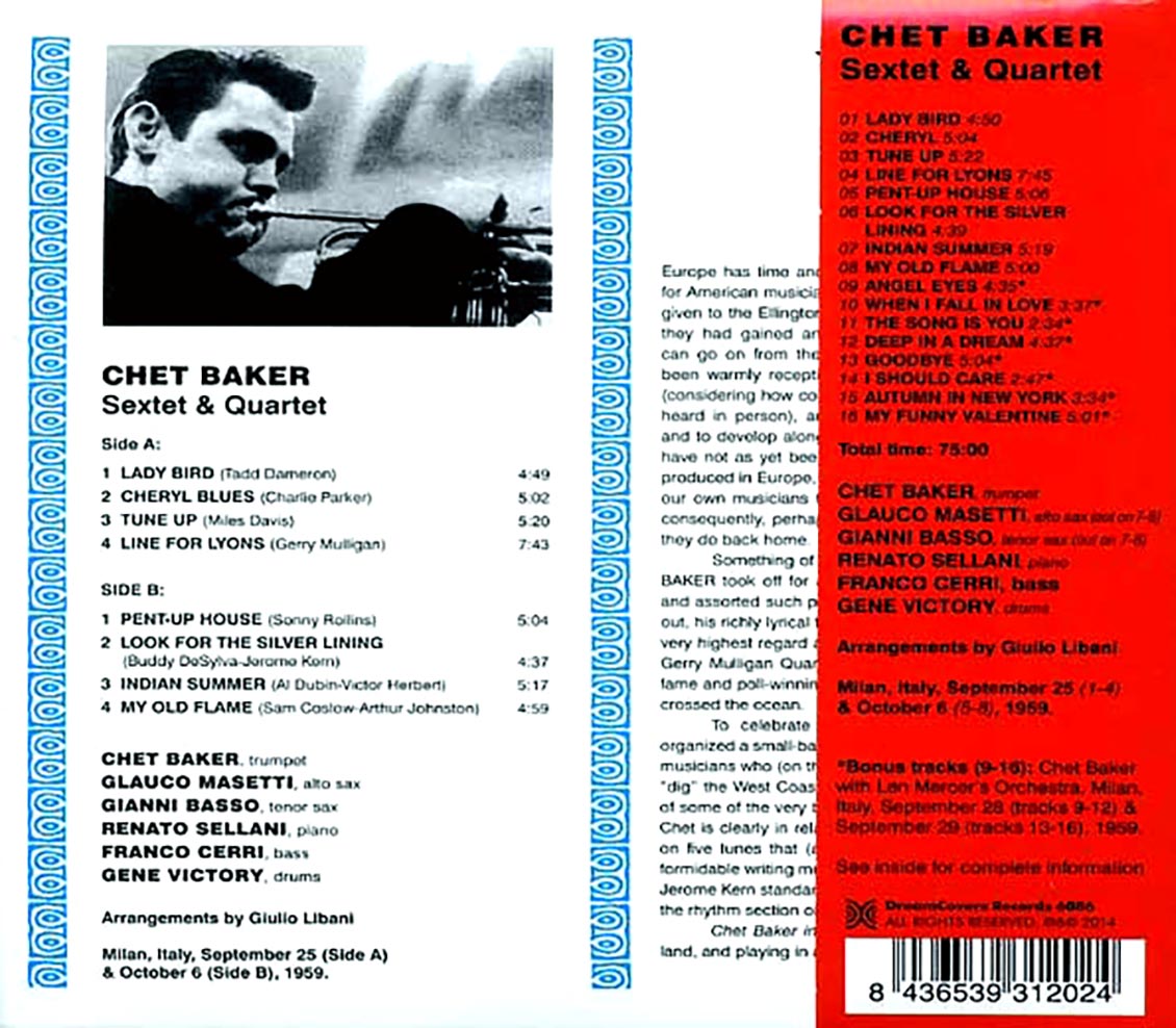 Chet Baker - Sextet & Quartet