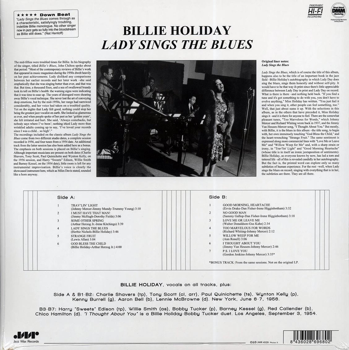 Billie Holiday - Lady Sings The Blues (ltd. ed.) (180g) (remastered)