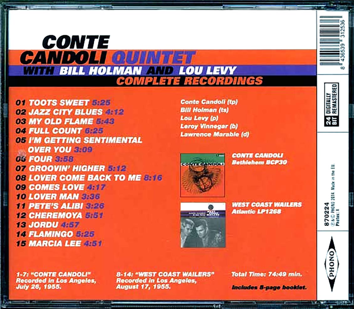 Conte Candoli Quartet - Complete Recordings