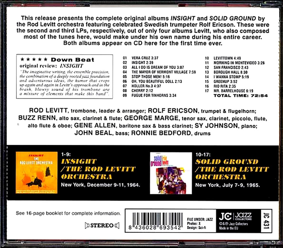 The Rod Levitt Orchestra - Insight + Solid Ground