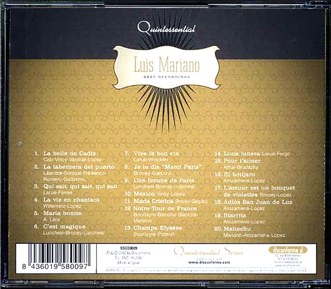 Luis Mariano - Best Recordings