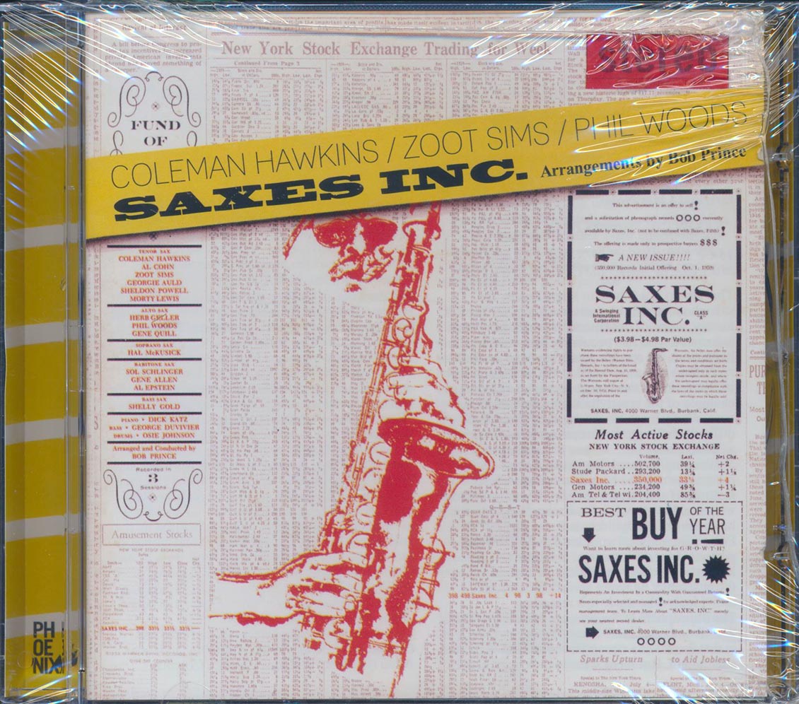 Coleman Hawkins, Zoot Sims, Phil Woods - Saxes Inc.