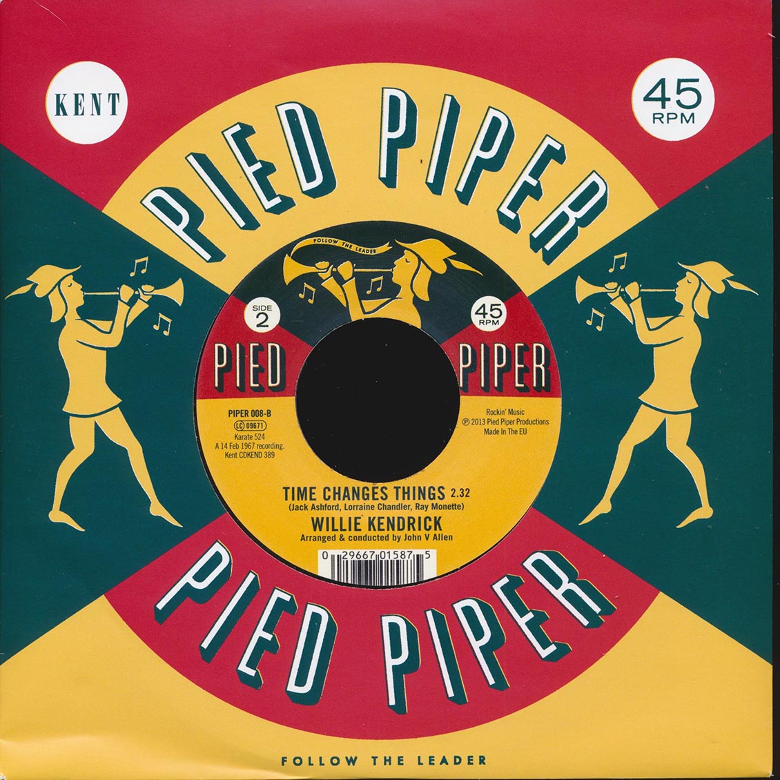 The Cavaliers - Ooh It Hurts Me (Alternate) / Willie Kendrick - Time Changes Things