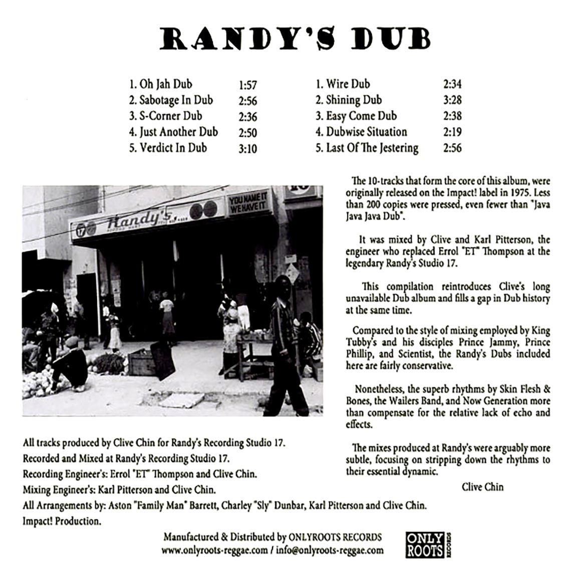 Impact All Stars - Randy's Dub (180g)