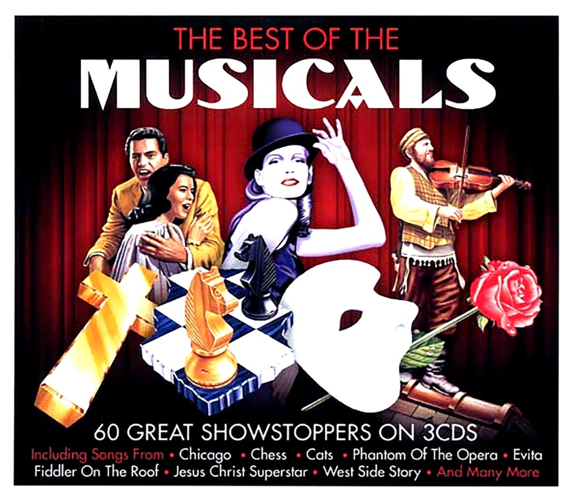 Various - The Best Of The Musicals (60 tracks) (3xCD) (deluxe 3-fold digipak)
