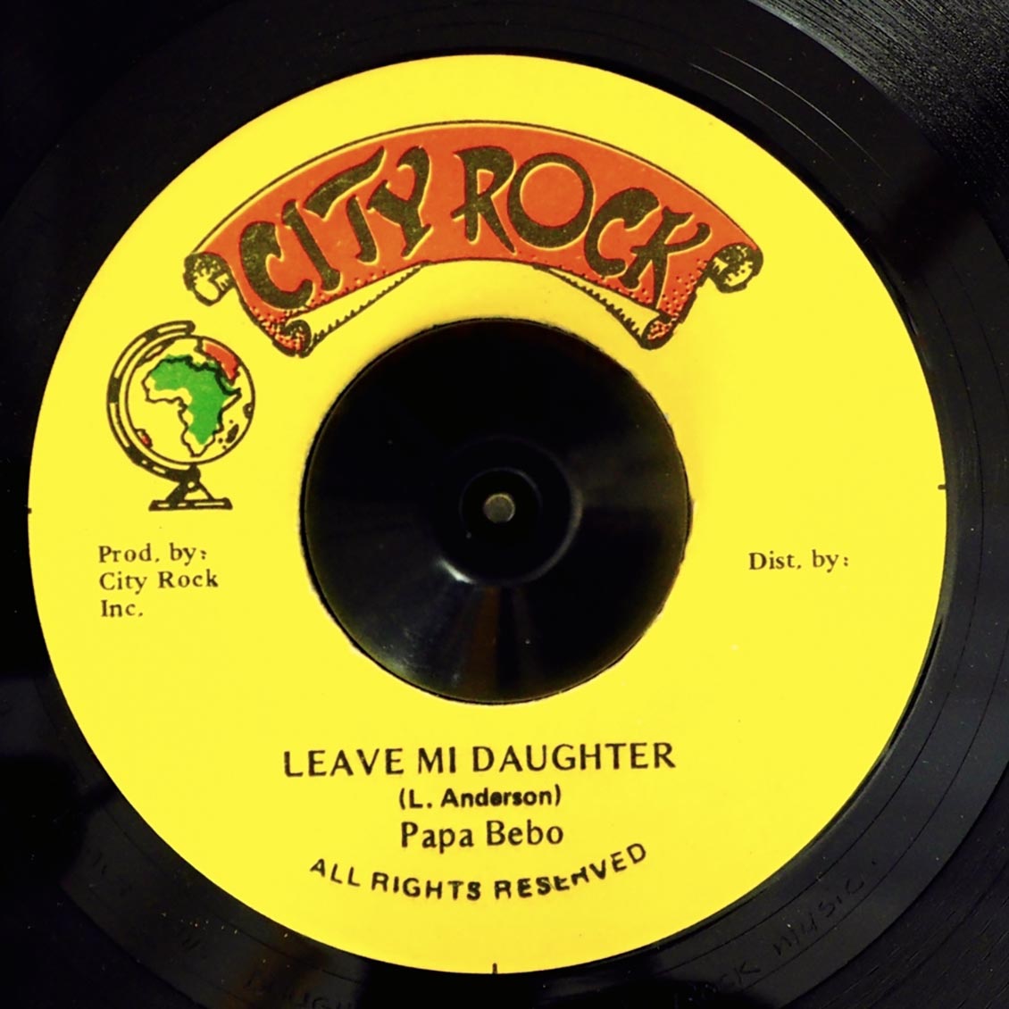 Papa Bebo - Leave Mi Daughter / Version (rhythm: "Pass The Kouchie") (orig. press)