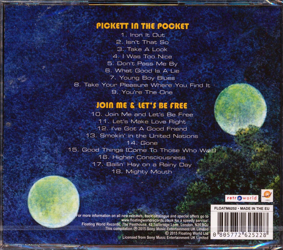 Wilson Pickett - Pickett In The Pocket + Join Me & Let's Be Free
