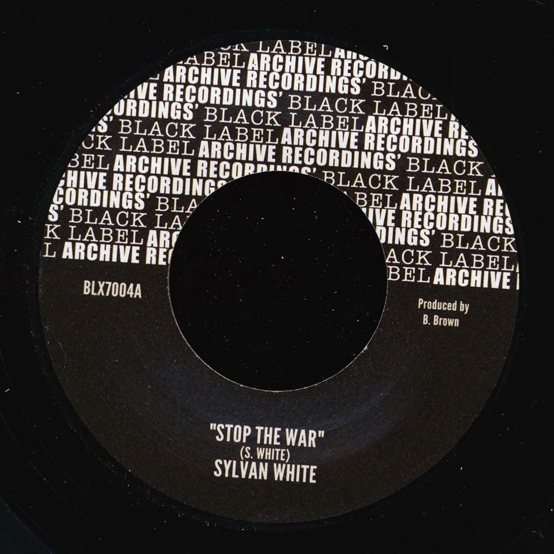 Sylvan White - Stop The War / Soul Syndicate - Version (UK press)