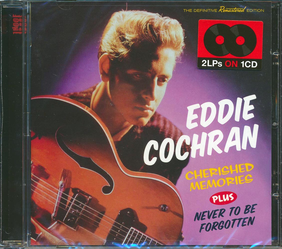 Eddie Cochran - Cherished Memories + Never To Be Forgotten (2 albums on 1 CD) (30 tracks) (+8 bonus tracks) (incl. 16-page booklet) (remastered) (24-bit master