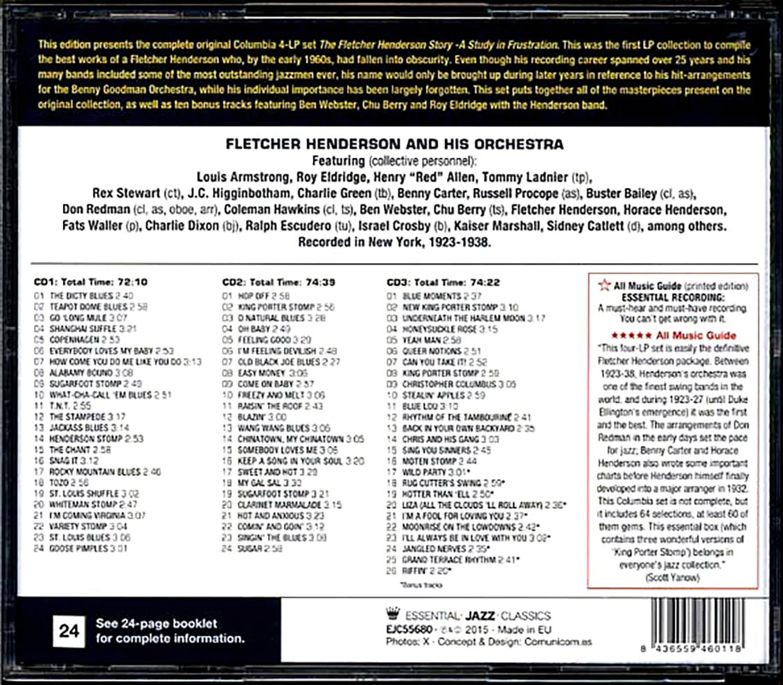 Fletcher Henderson & His Orchestra - The Fletcher Henderson Story: A Study In Frustration (ltd. ed.) (3xCD) (incl. large booklet)