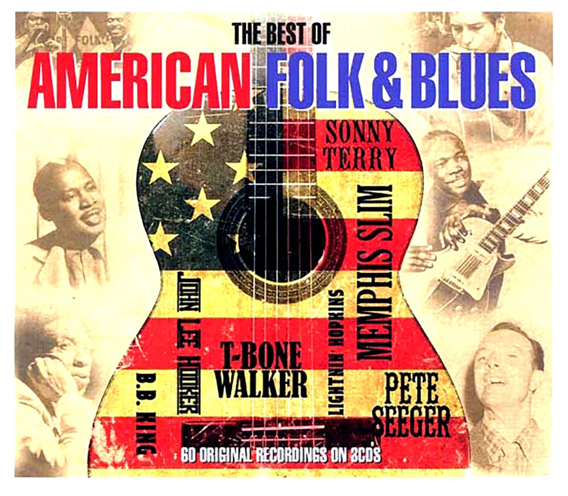 Various - The Best Of American Folk & Blues (60 tracks) (3xCD) (deluxe 3-fold digipak)