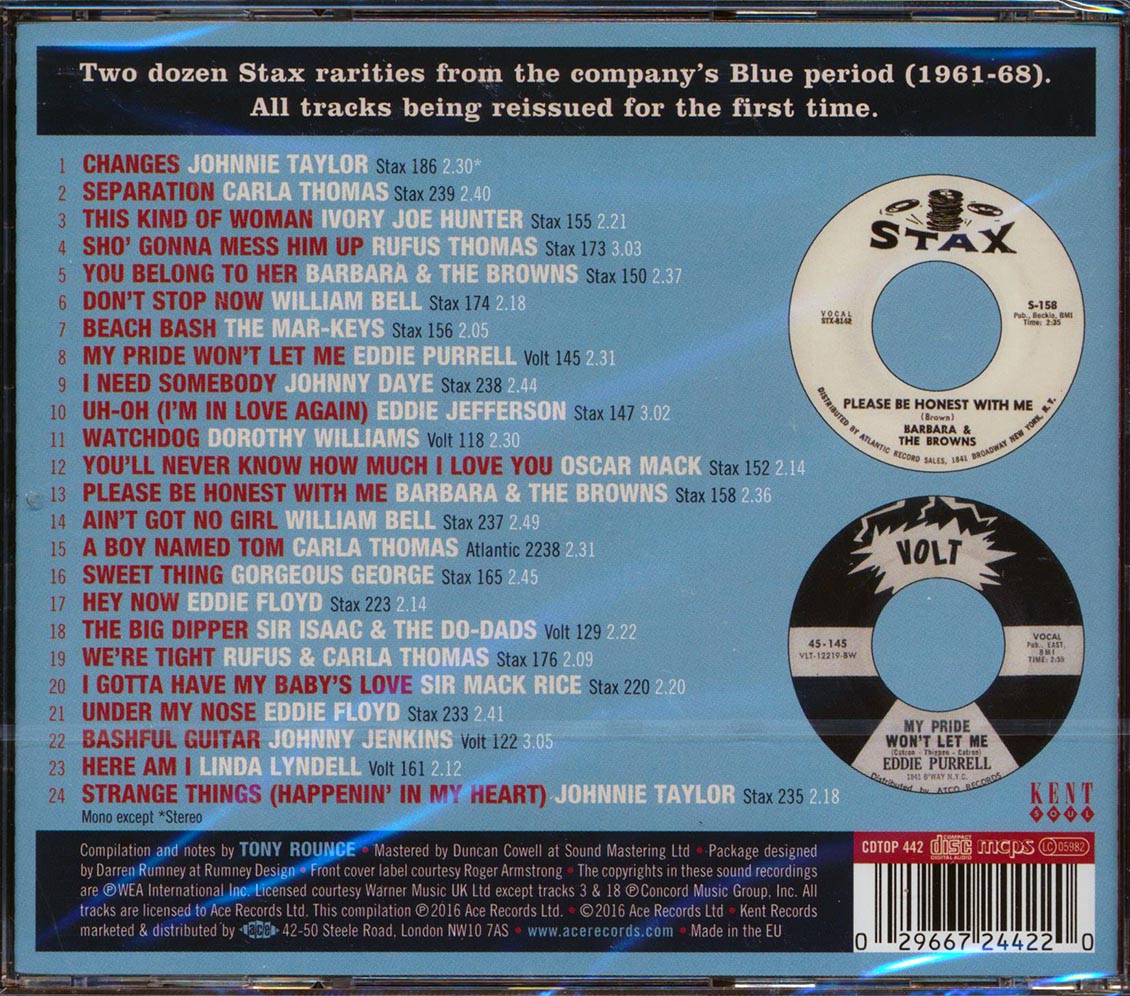 Various - The Other Side Of The Trax: Stax-Volt 45 RPM Rarities 1964-1968 (24 tracks)