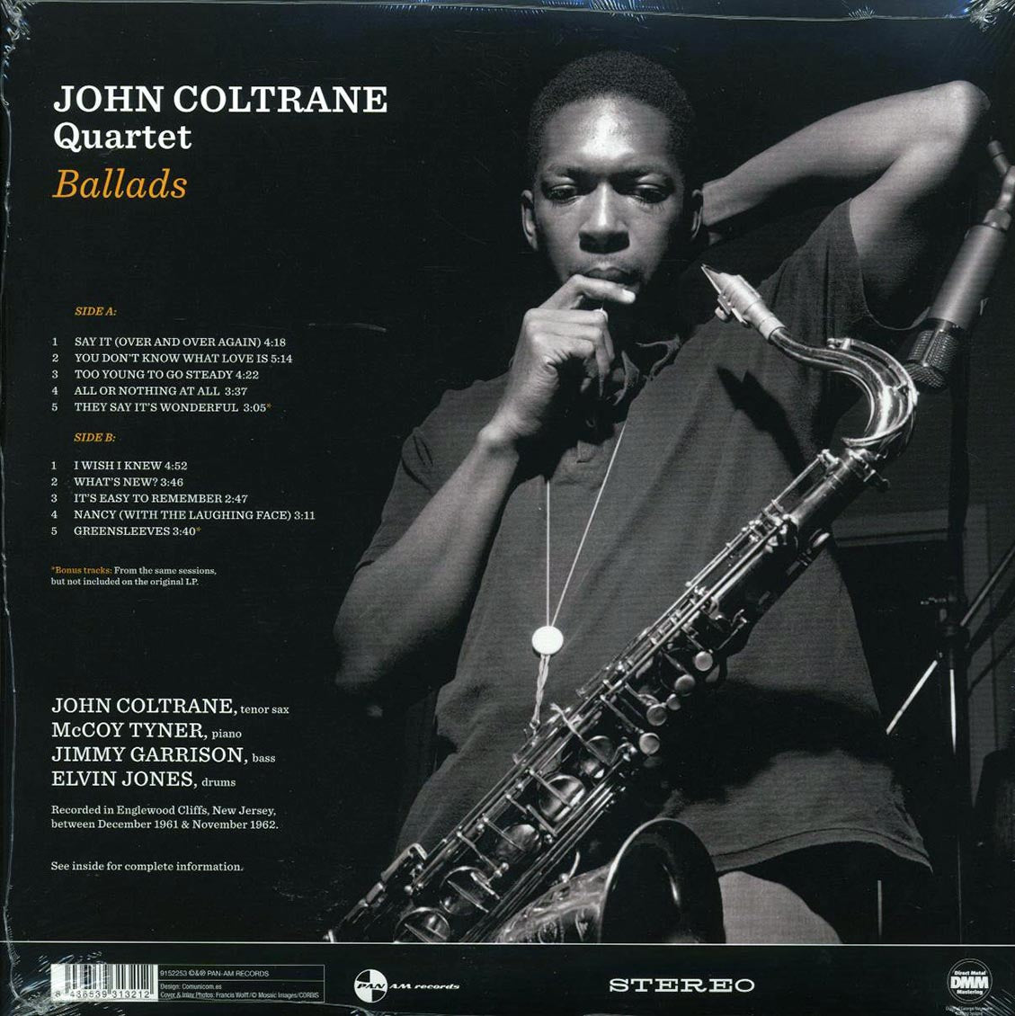 John Coltrane Quartet - Ballads (+2 bonus tracks) (ltd. ed.) (180g)