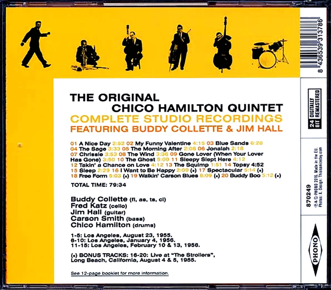 The Original Chico Hamilton Quintet - Complete Studio Recordings (remastered)