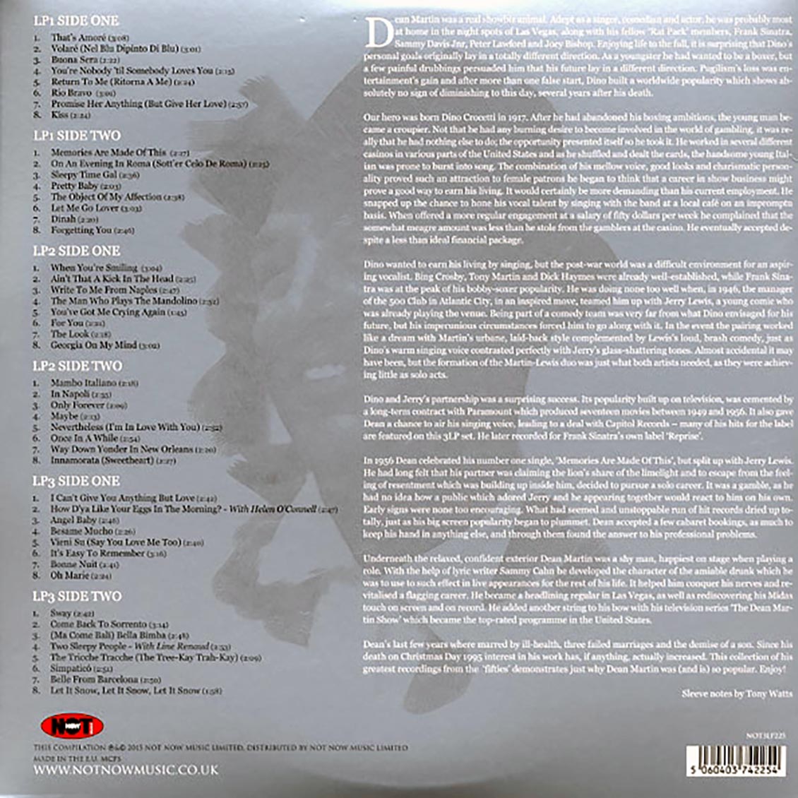 Dean Martin - The Platinum Collection (3xLP) (white vinyl)