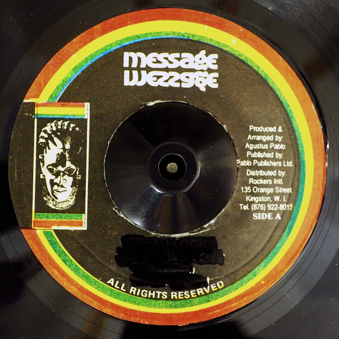 Delroy Williams - I Stand Black / Rockers All Star - Blackman Dub (orig. press)