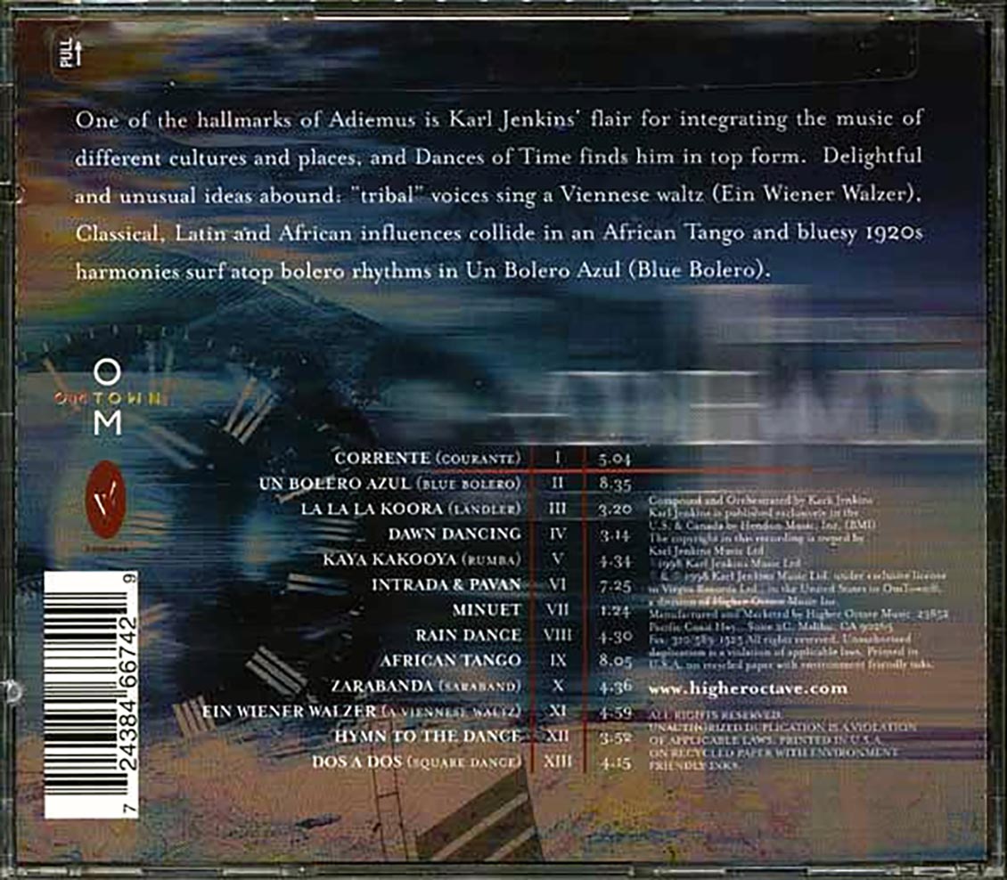 Karl Jenkins, Adiemus - Adiemus III: Dances Of Time