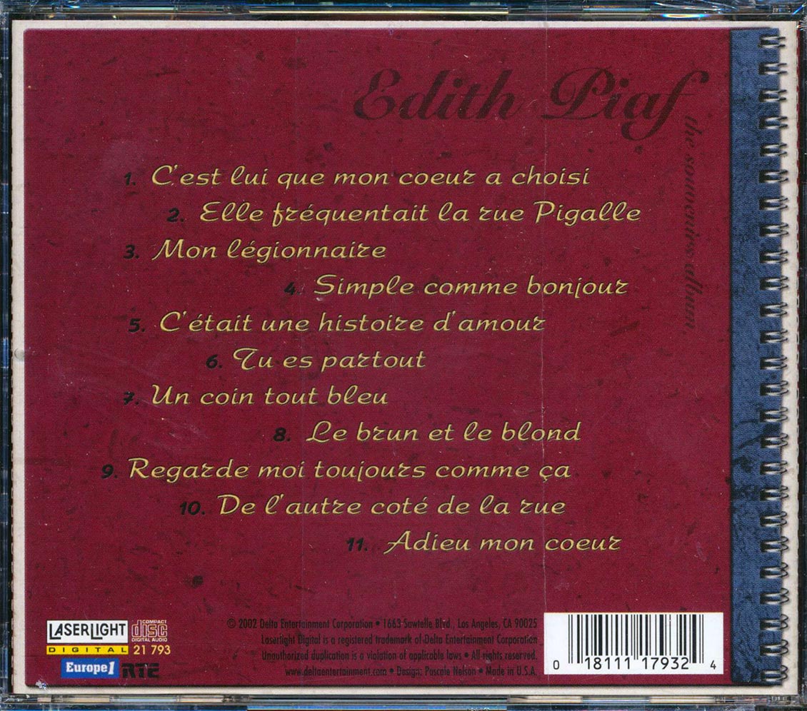 Edith Piaf - The Souvenirs Album
