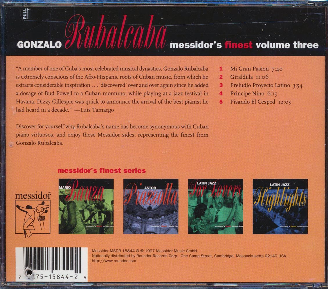 Gonzalo Rubalcaba - Messidor's Finest: Volume 3 (marked/ltd stock)