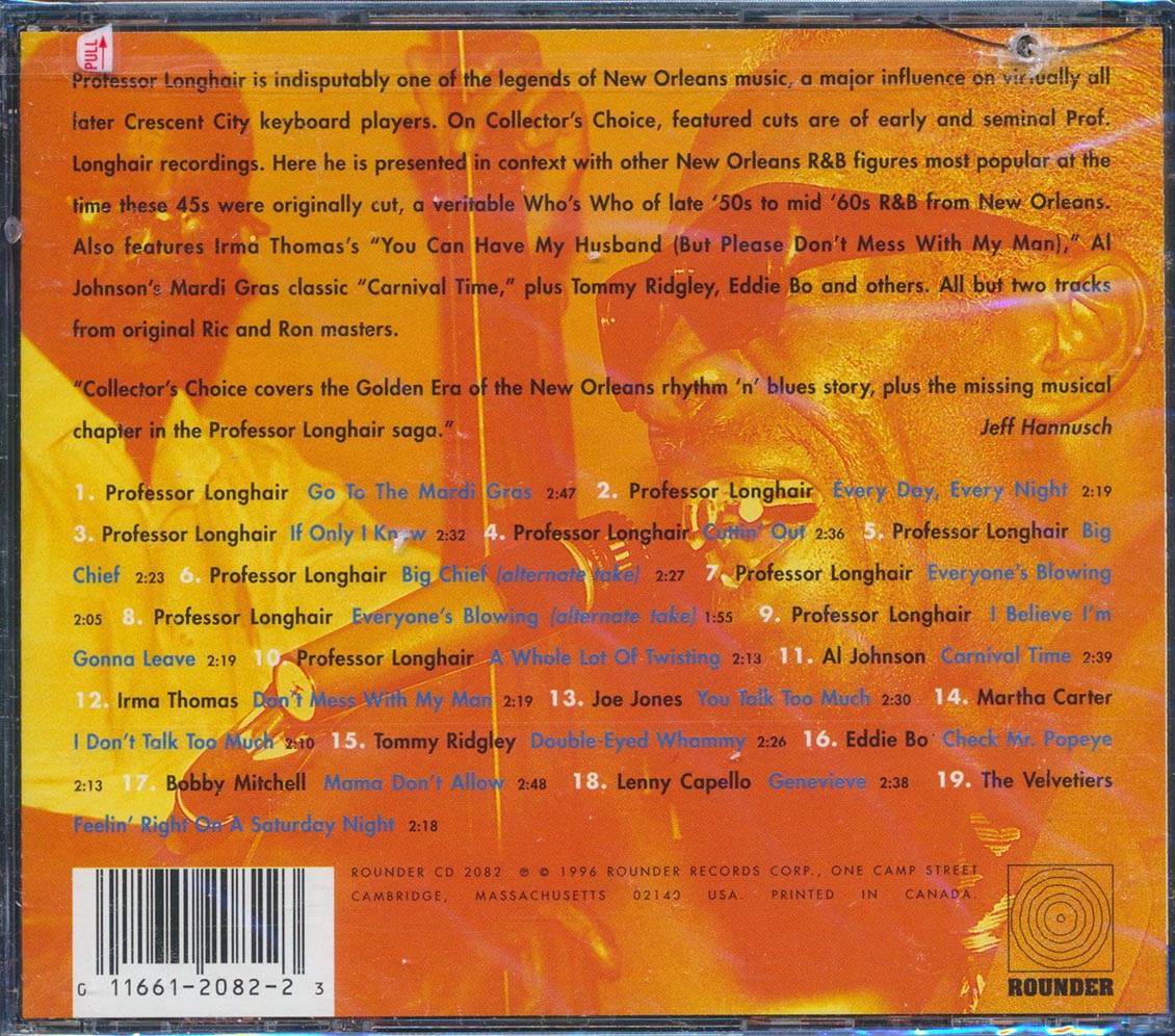 Professor Longhair, Bobby Mitchell, Tommy Ridgley, Etc. - Collector's Choice Featuring Professor Longhair (marked/ltd stock)