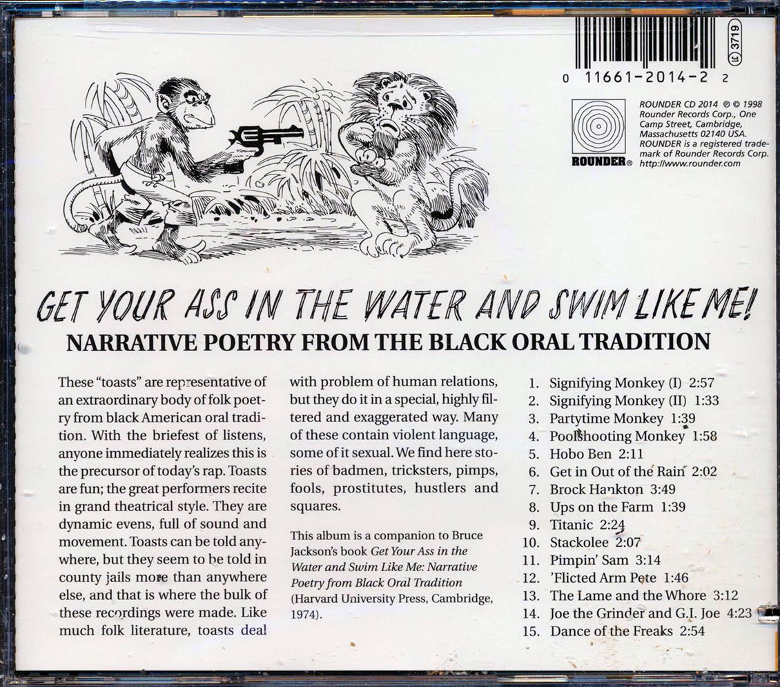 Various - Get You're Ass In The Water And Swim Like Me! Narrative Poetry From The Black Oral Tradition (incl. large booklet) (marked/ltd stock)