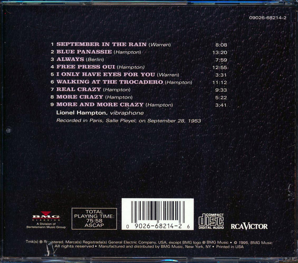 Lionel Hampton - In Paris (marked/ltd stock)