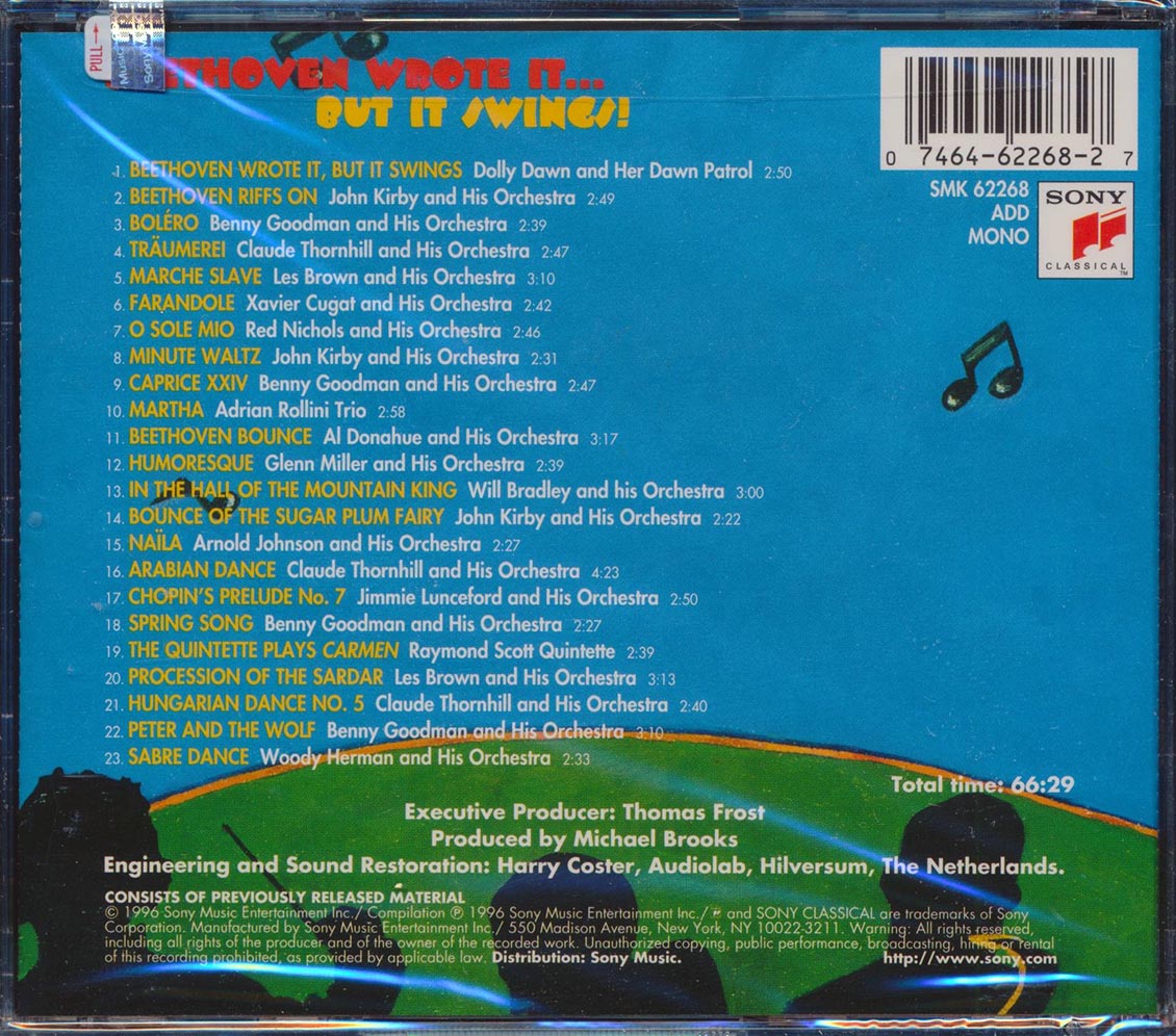 Various - Beethoven Wrote It, But It Swings! (23 tracks) (incl. large booklet)