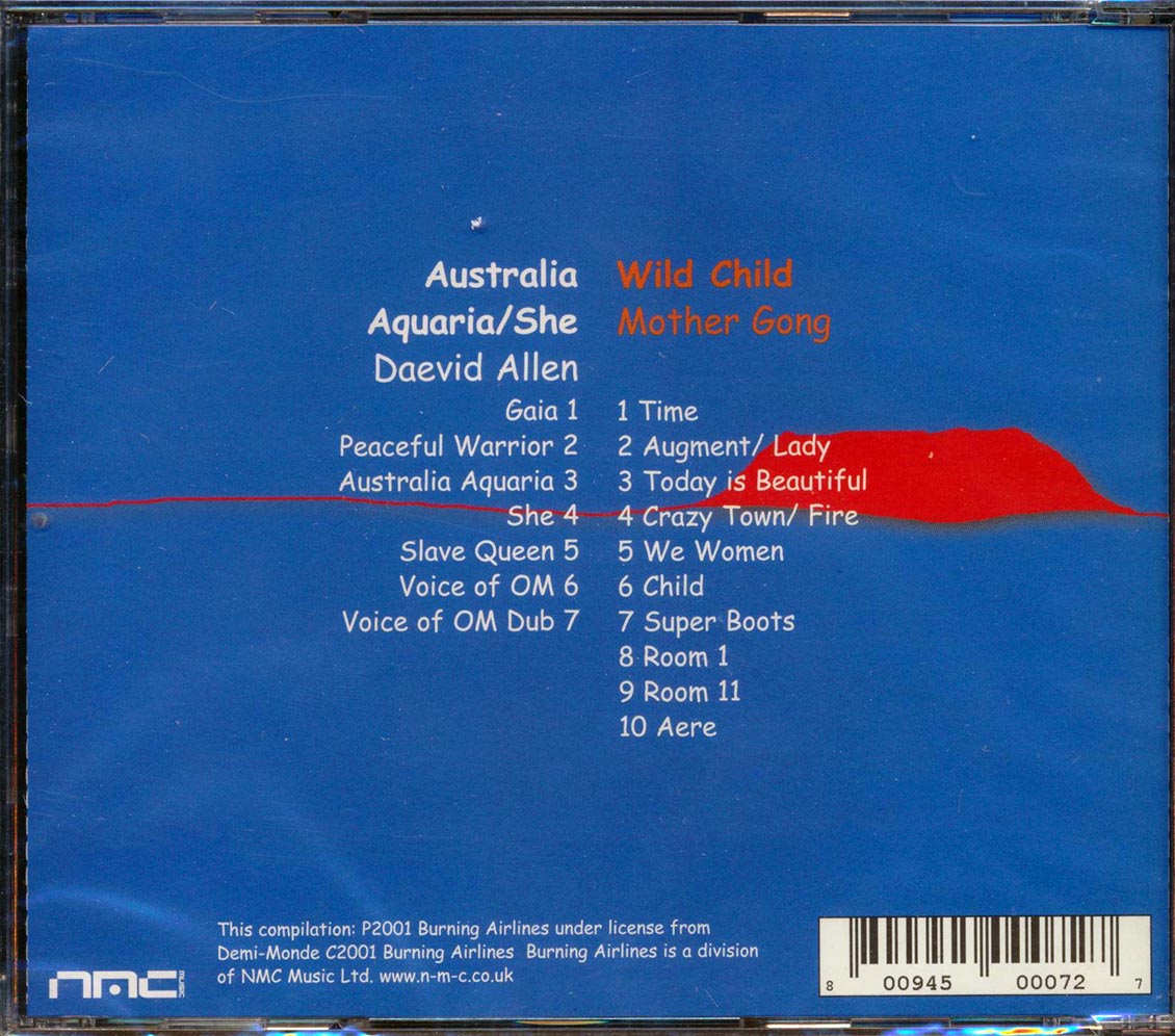 Daevid Allen, Mother Gong - Australia Aquaria: She + Wild Child (2xCD)