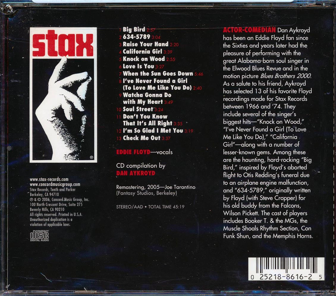 Eddie Floyd - Stax Profiles (marked/ltd stock) (remastered)