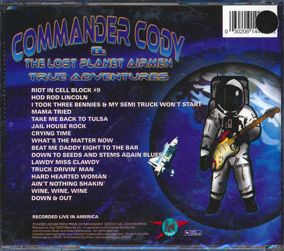 Commander Cody & The Lost Planet Airmen - True Adventures (marked/ltd stock)