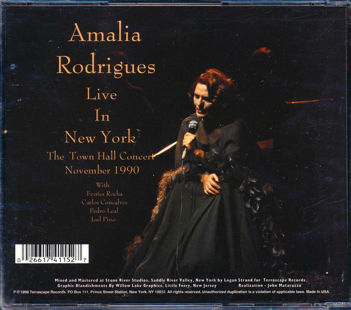 Amalia Rodrigues - Live At Town Hall
