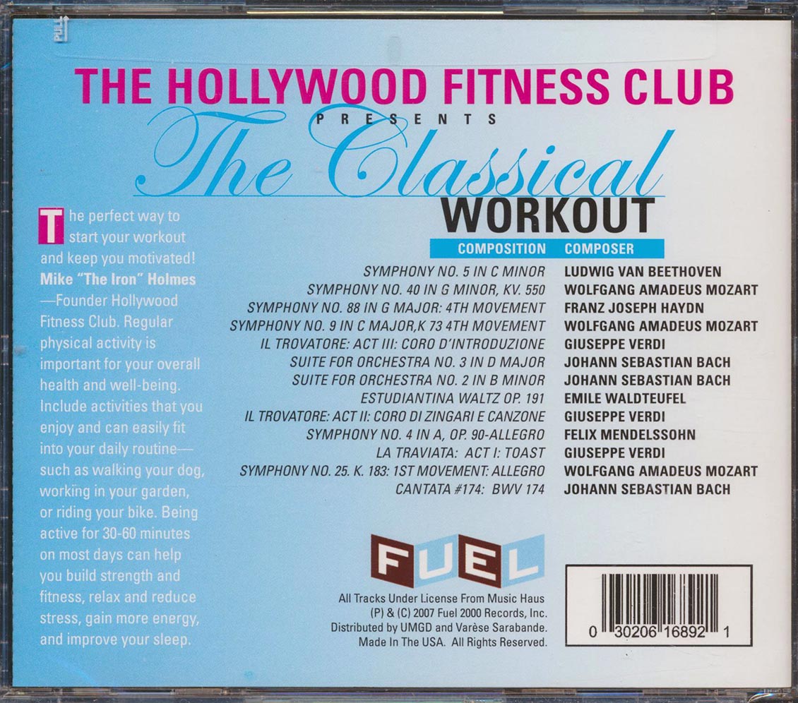 Beethoven, Mozart, Bach, Etc. - The Hollywood Fitness Club Presents The Classical Workout