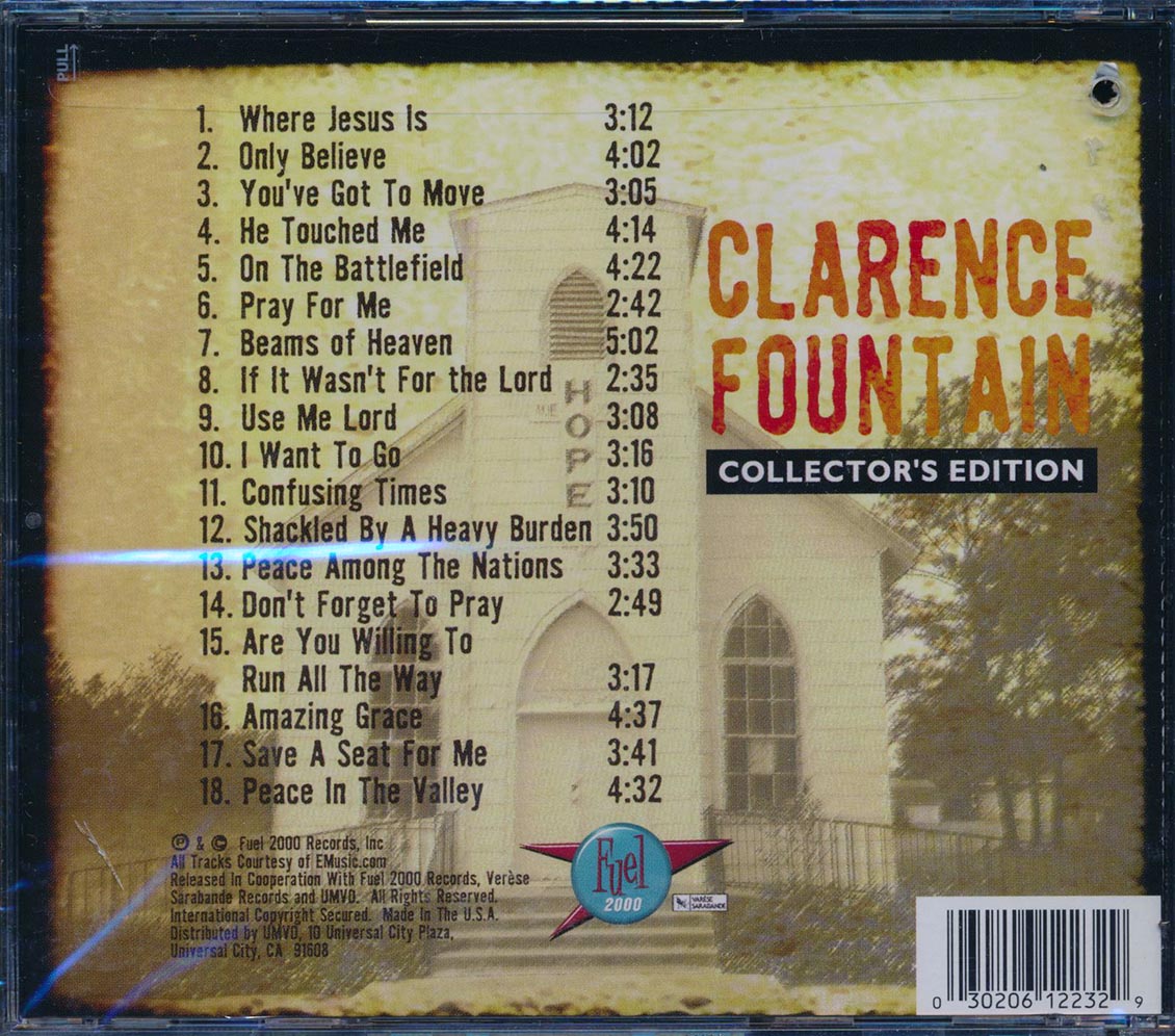 Clarence Fountain - Collector's Edition (marked/ltd stock)