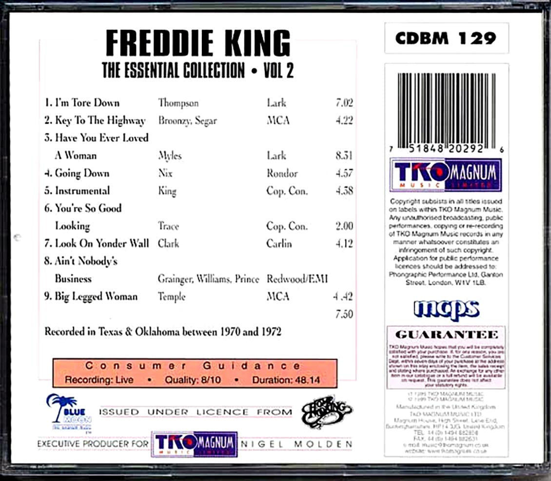Freddie King - Boogie On Down: The Essential Collection Volume 2
