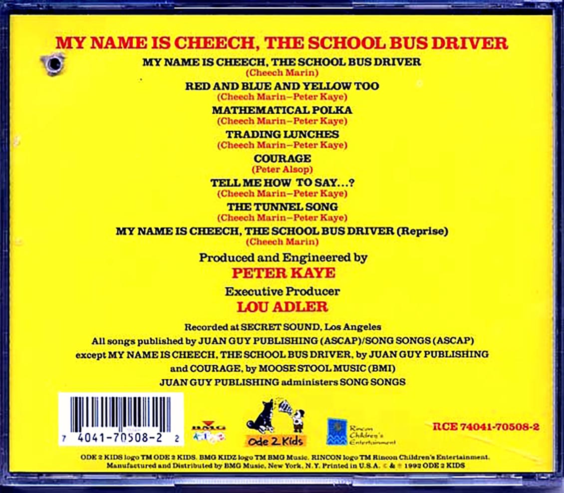 Cheech Marin - My Name Is Cheech The School Bus Driver (marked/ltd stock)