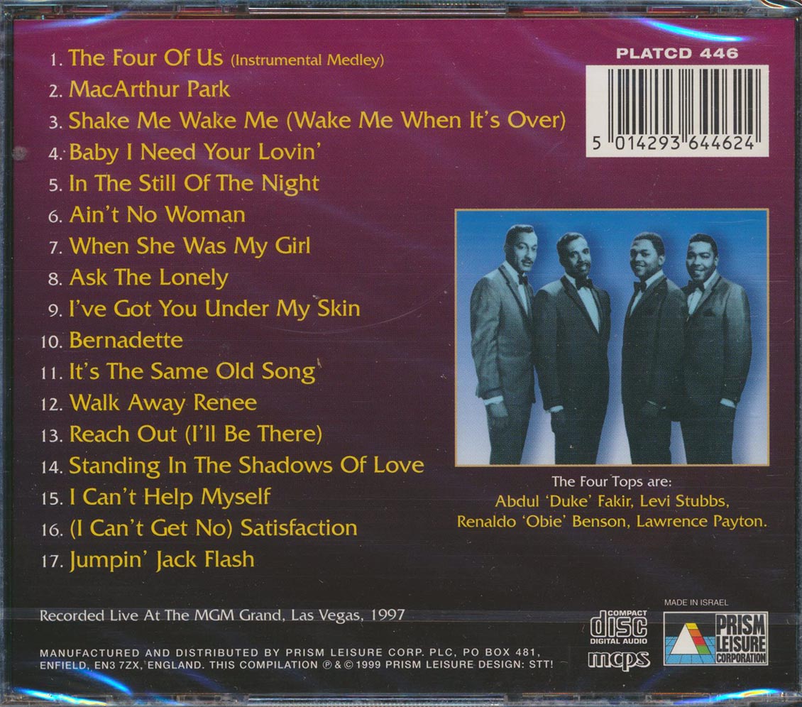 The Four Tops - The Four Tops Collection: Live At The MGM Grand Las Vegas 1997