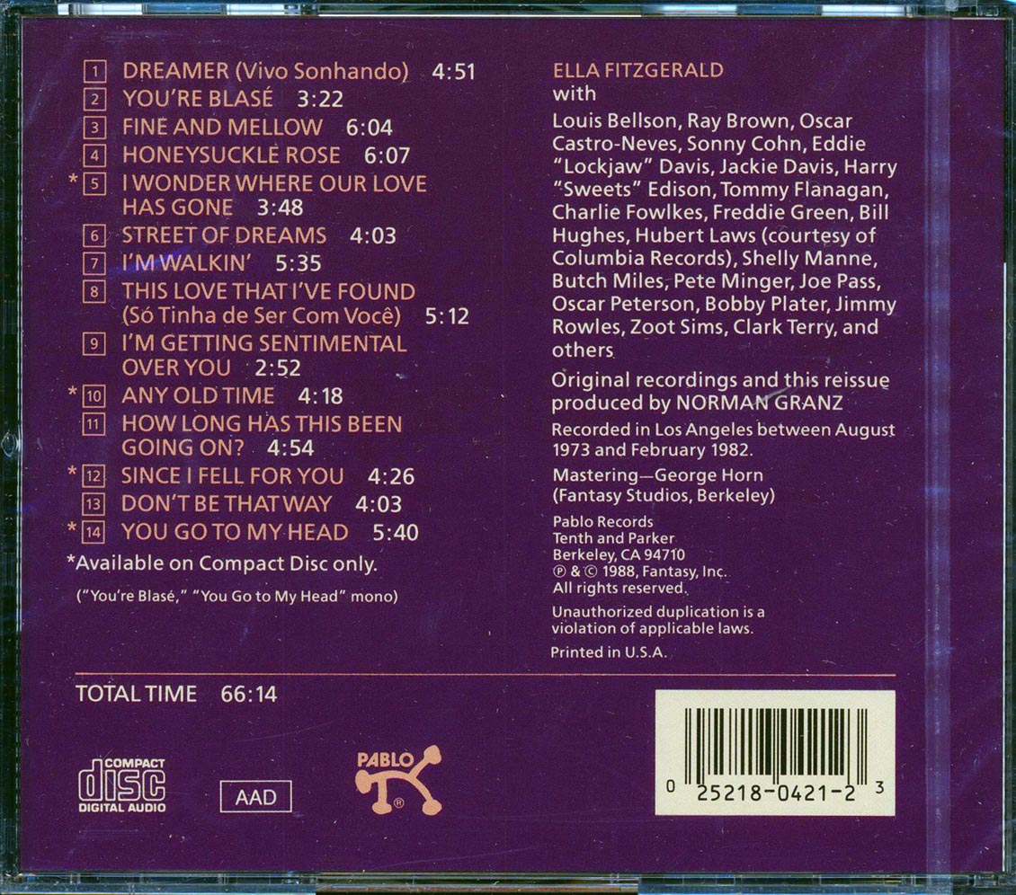 Ella Fitzgerald - Best Of Ella Fitzgerald