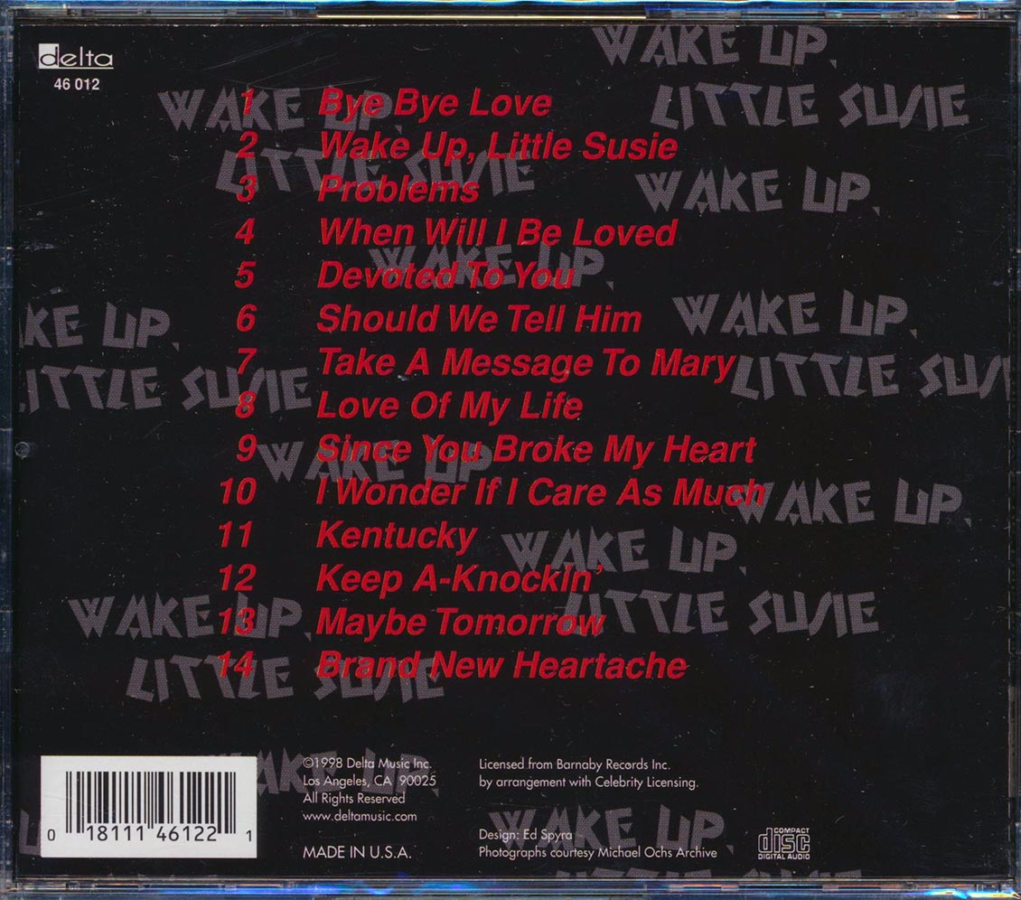 The Everly Brothers - Wake Up Little Susie