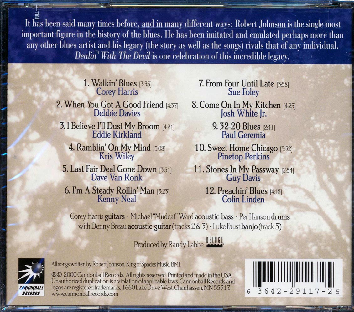 Debbie Davies, Guy Davis, Sue Foley, Paul Geremia, Etc. - Dealin With The Devil: Songs Robert Johnson
