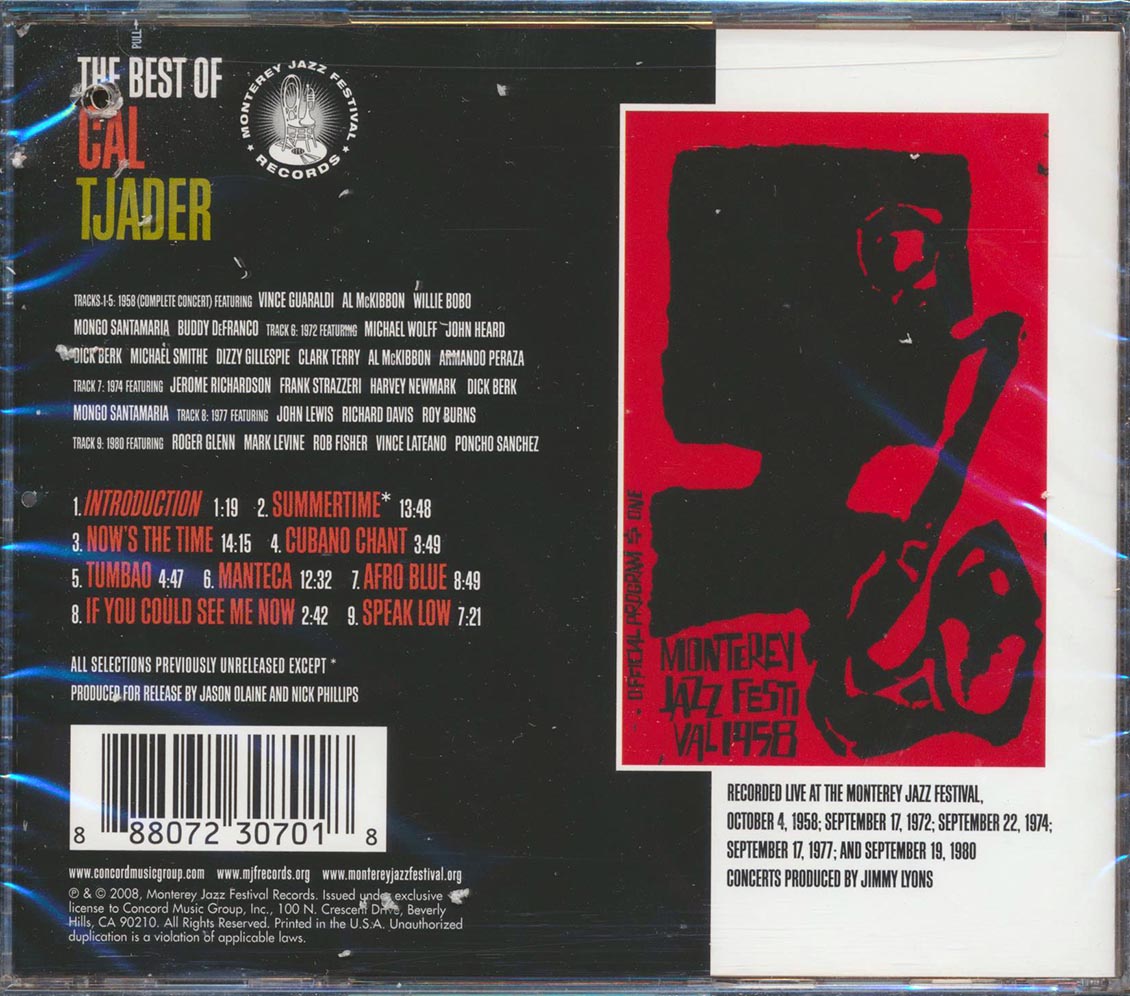 Cal Tjader - Best Of: Live At The Monterey Jazz Festival 1958-1980