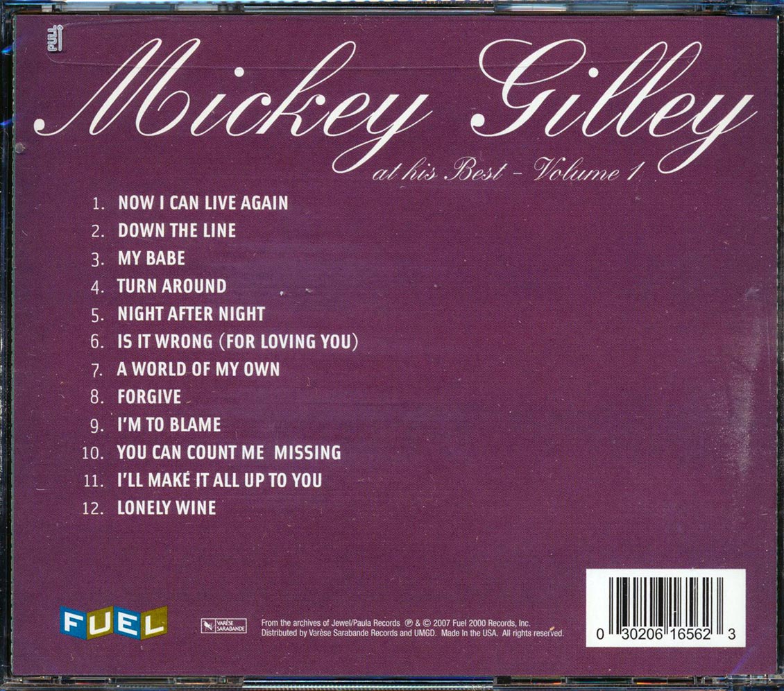Mickey Gilley - At His Best Volume 1