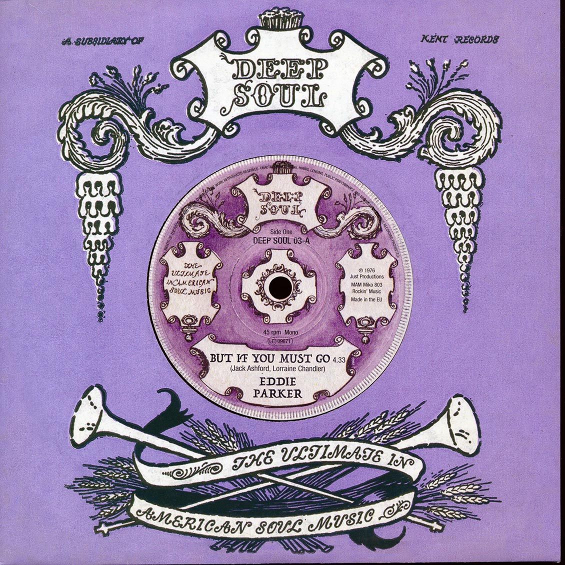 Eddie Parker - But If You Must Go / Debbie Taylor & The Hesitations - All That I Love