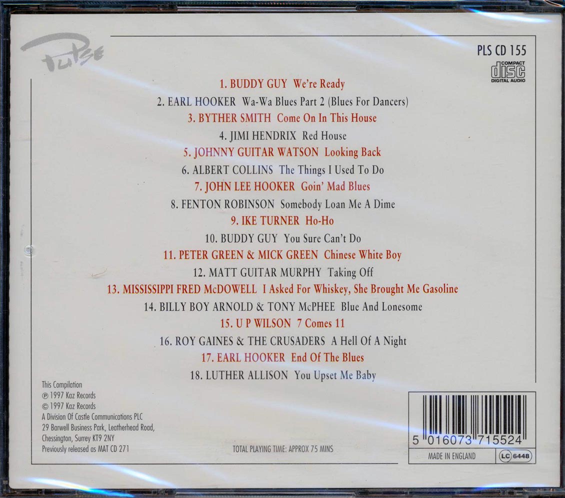 John Lee Hooker, Albert Collins, Jimi Hendrix, Etc. - Blues Guitar
