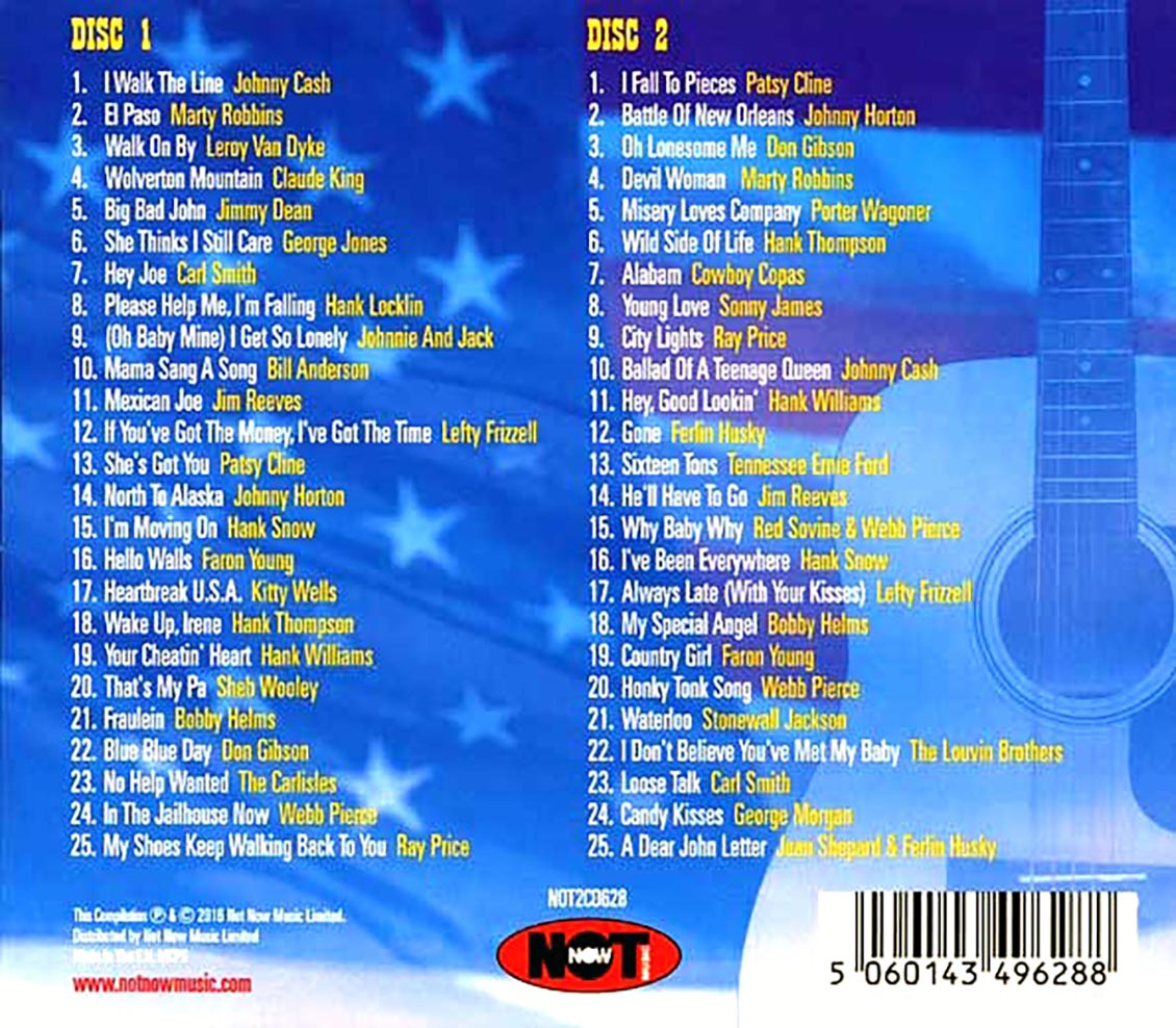 Various - 50 Country Number Ones (50 tracks) (2xCD)