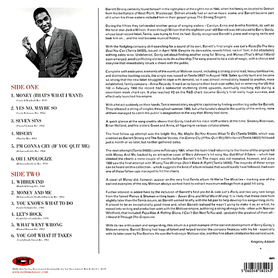 Barrett Strong - Money (180g) (colored vinyl)