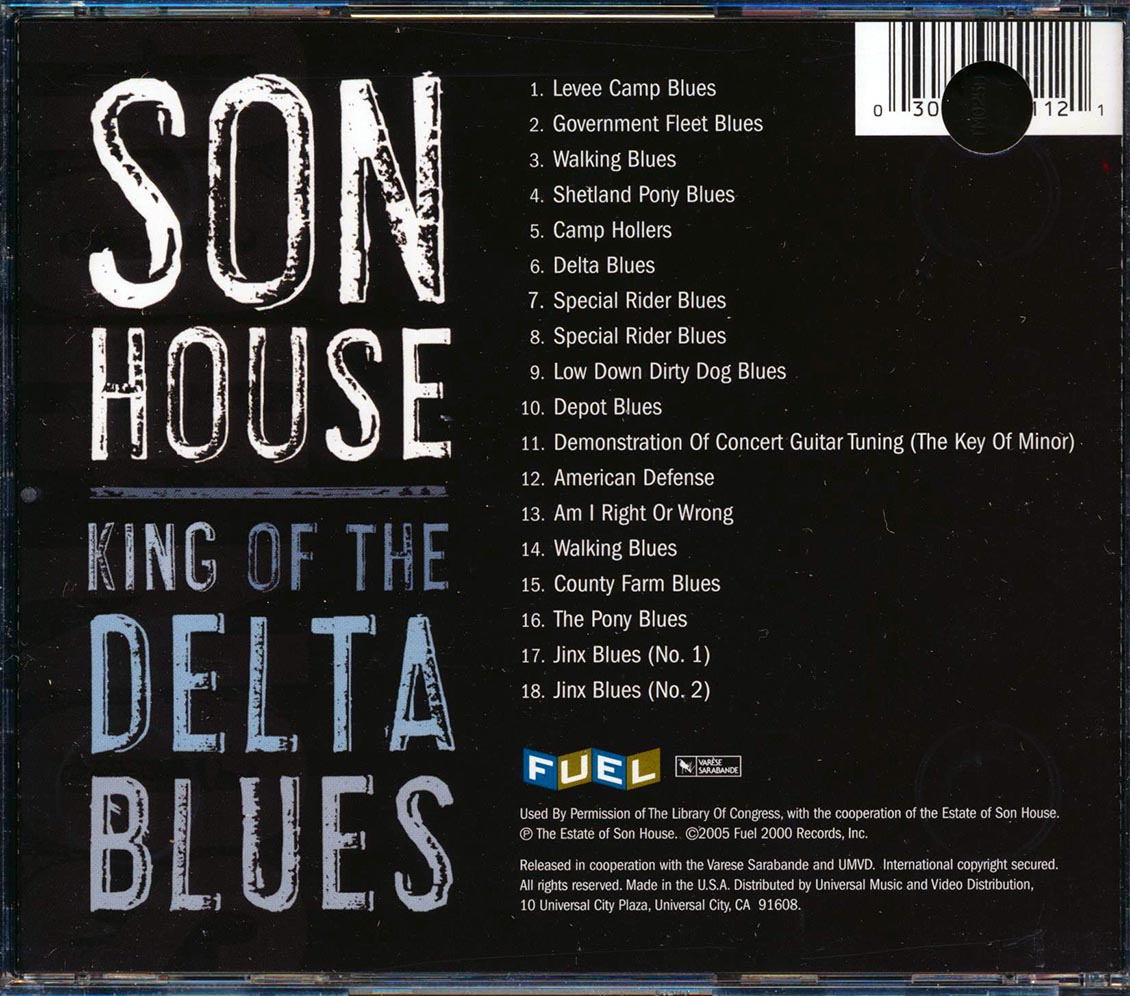 Son House - King Of The Delta Blues (marked/ltd stock)