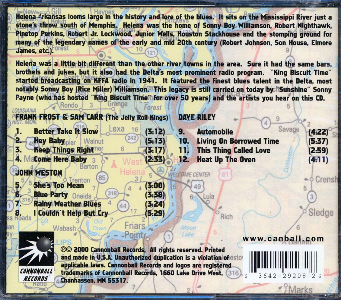 Frank Frost, Sam Carr - Blues Across America: The Helena Scene (marked/ltd stock)