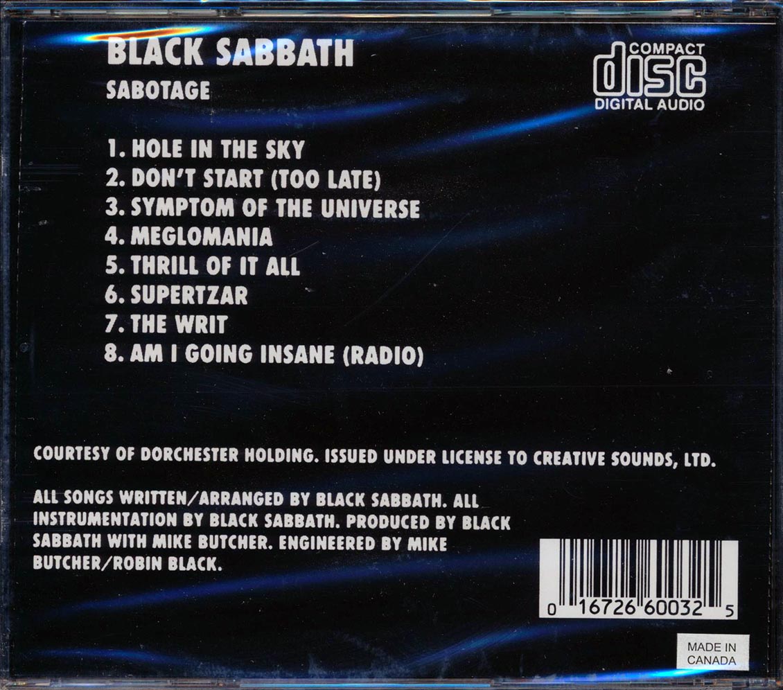 Black Sabbath - Sabotage